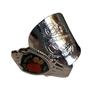Las Vegas Souvenir Silver Ring